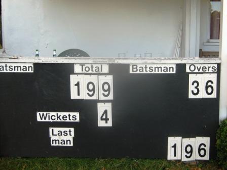 Hinton Charterhouse Scoreboard